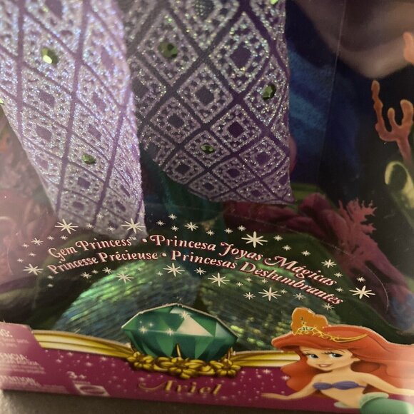 Disney Gem Princess Ariel The Little Mermaid Fashion Doll 12 Inch Tiara Scepter - Picture 11 of 15